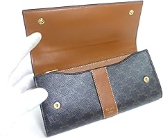 Amazon | [セリーヌ] 二つ折り 長財布 トリオンフ ラージフラップ